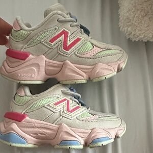 New Balance Kids Sneakers - Pink, Green, Blue